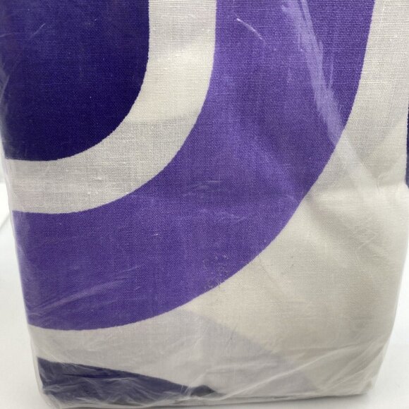 Texmade Labyrinth Truprest Set of 2 Pillow Cases Geometric Links 1970s Purple - Picture 9 of 12